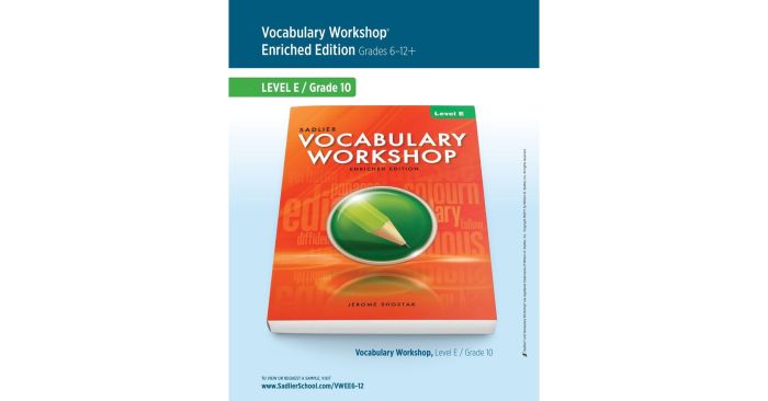 Vocabulary workshop level e pdf