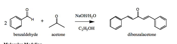 Benzaldehyde and acetone reaction mechanism